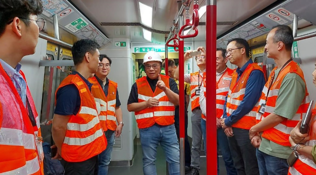 荃湾线列车新信号系统实地测试顺利进行 荃湾线列车新信号系统实地测试顺利进行