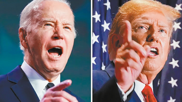 拜登和特朗普 拜登和特朗普