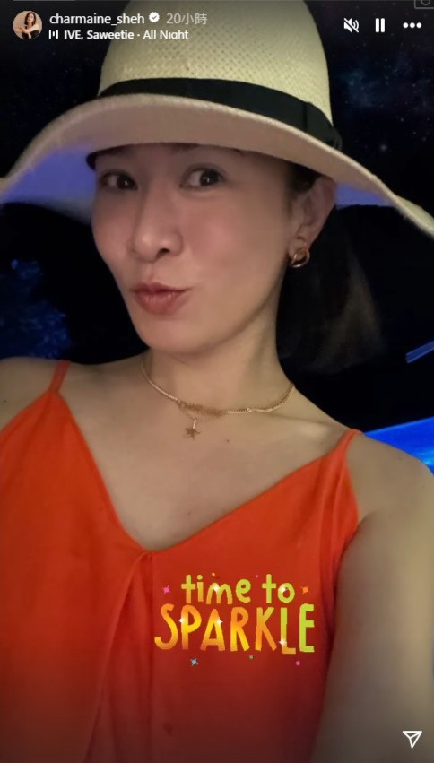 佘诗曼在整个行程中最勤力出PO。 佘诗曼在整个行程中最勤力出PO。