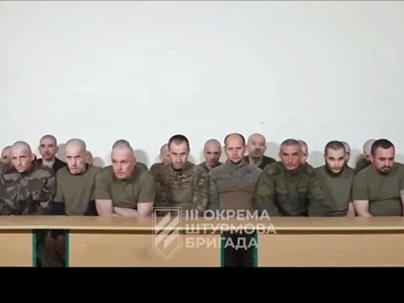 乌克兰发表24名俄罗斯投降部队的陈词