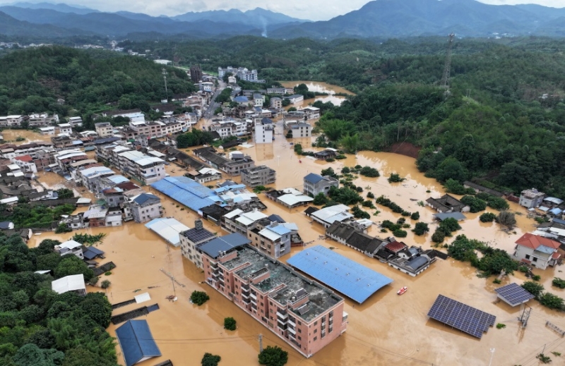 广东今年雨水多，在多地已造成洪涝灾害。