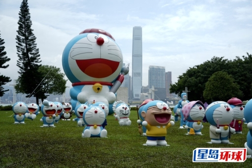 “100%多啦A梦户外展区”每节参观时段参观时间为20分钟。 资料图片 “100%多啦A梦户外展区”每节参观时段参观时间为20分钟。 资料图片