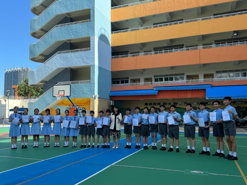 蔴地天主教小学（海泓道）今年有89%学生获派首三志愿。（图片来源：《亲子王》）