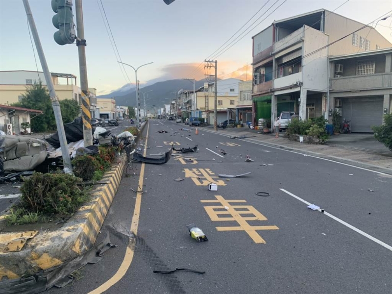 屏东县东城乡15日清晨发生死亡车祸