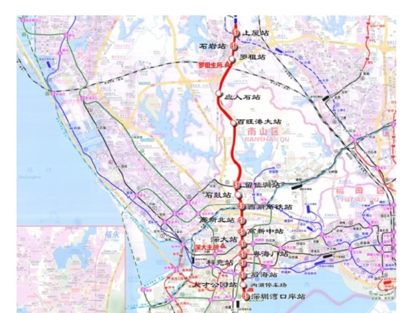 深圳地铁年内13号线南段将正式通车为市民服务。