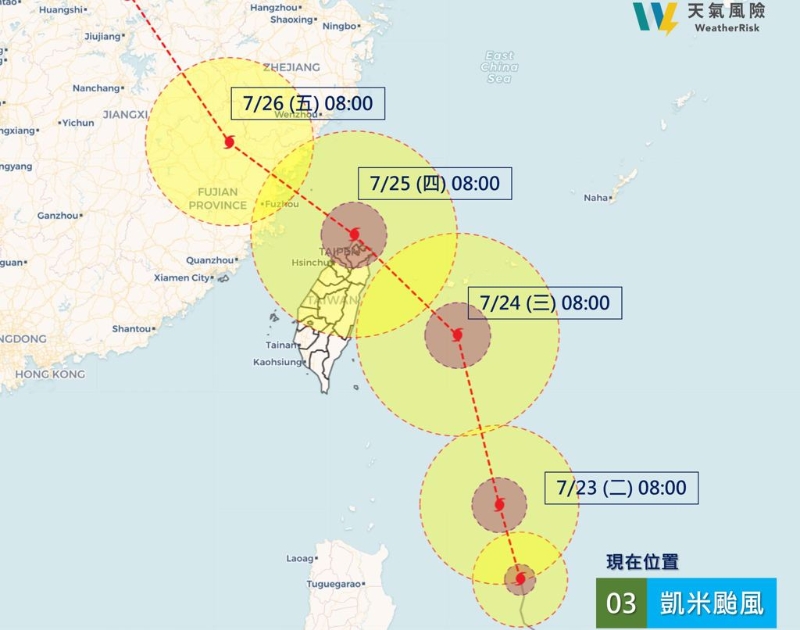 格美侵台态势底定