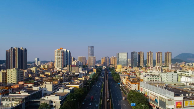 横岗龙岗大道俯瞰图 横岗龙岗大道俯瞰图