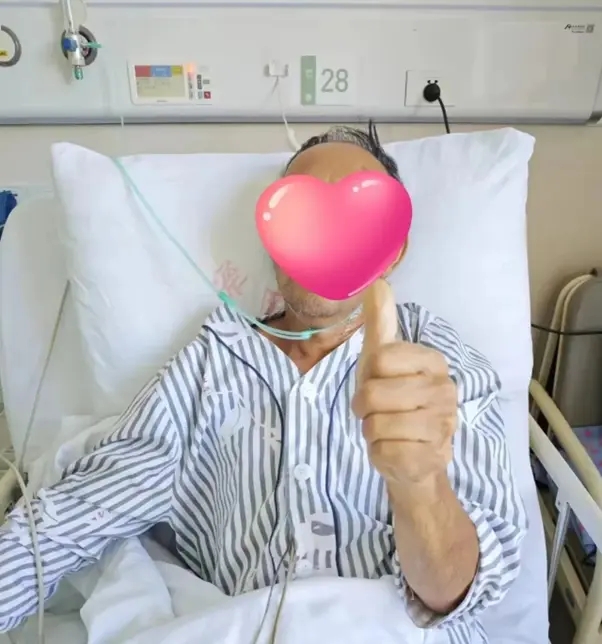 70岁老人忠叔(化名)拾回一命。 70岁老人忠叔(化名)拾回一命。