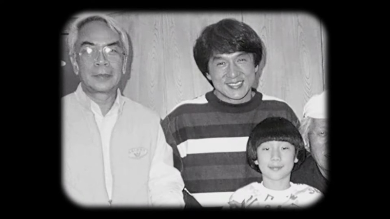 房祖名与爸爸成龙的合照。 房祖名与爸爸成龙的合照。