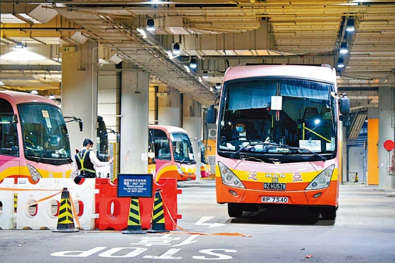 香港司机老化情况严重，跨境直通巴士尤为缺人。资料图片