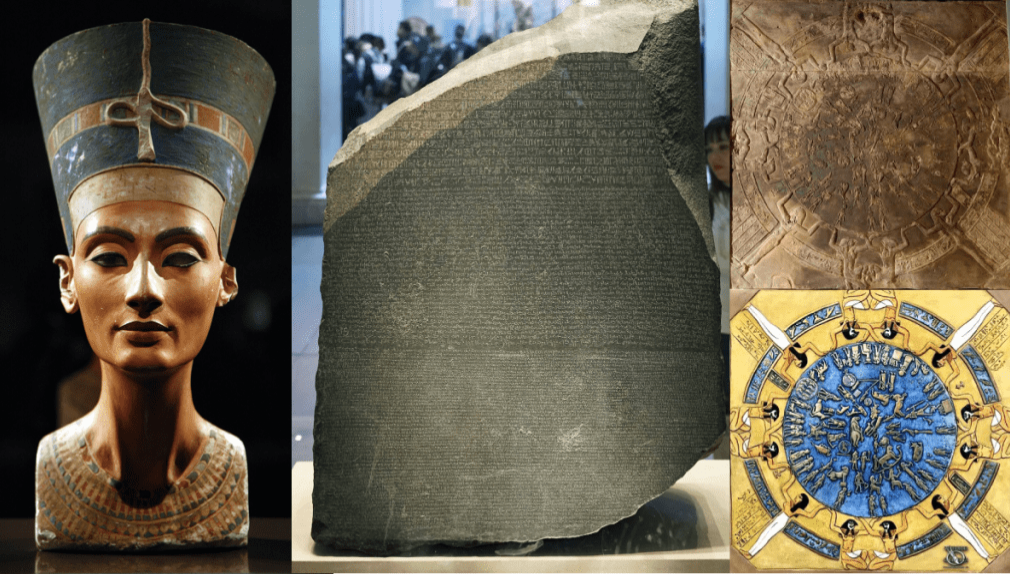 埃及前文物部长促西方国家归还3件重要文物。 埃及前文物部长促西方国家归还3件重要文物。