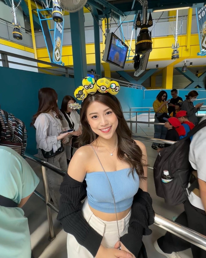 自参选后,钟翠诗才多了晒身材。1 自参选后,钟翠诗才多了晒身材。1