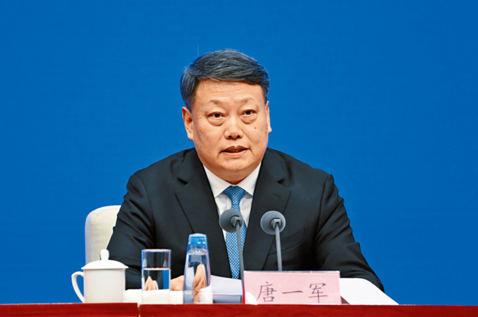 前司法部长唐一军。 前司法部长唐一军。