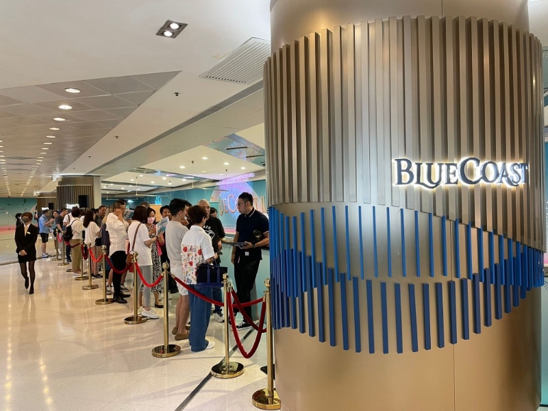 Blue Coast II参观现人流 Blue Coast II参观现人流