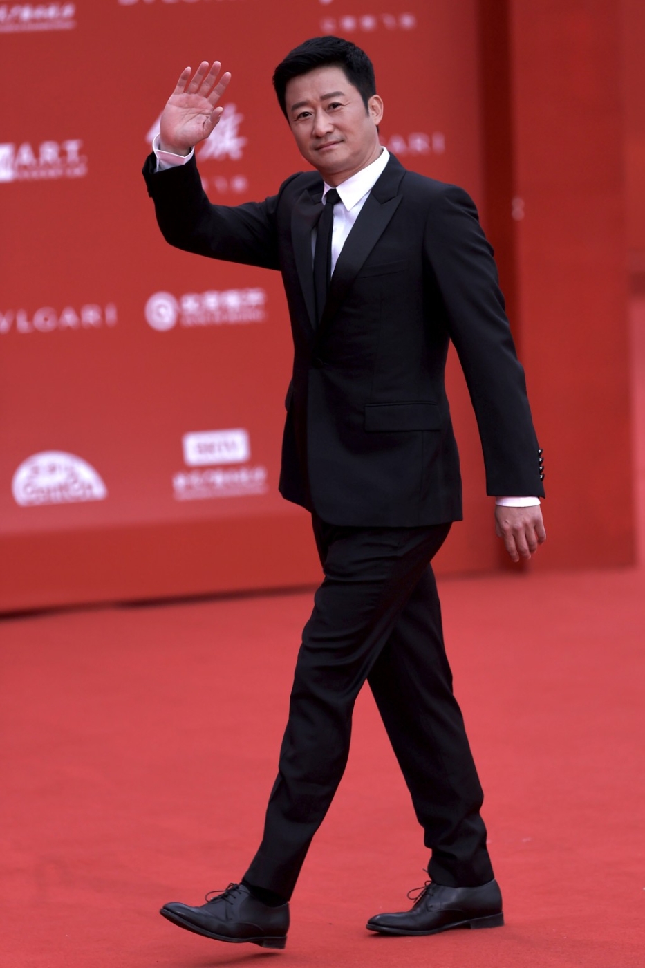 武打明星吴京。 武打明星吴京。