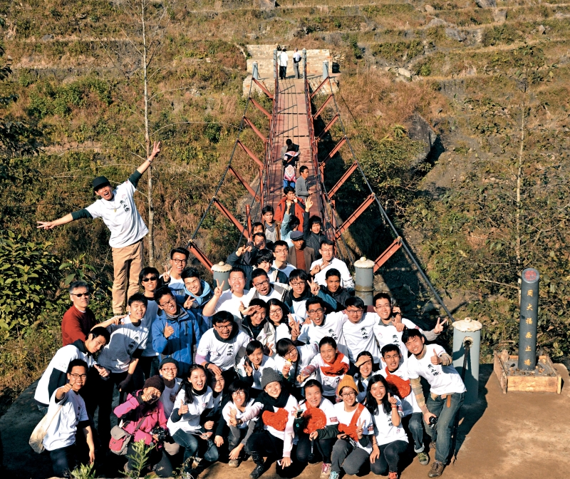 无止桥自成立以来已在内地建造了55条人行便桥，帮助振兴超过50条村落。