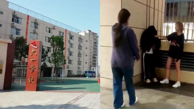 遭蒙头拳打脚踢长达40分钟,深圳女中学生被勒索围殴。 遭蒙头拳打脚踢长达40分钟,深圳女中学生被勒索围殴。