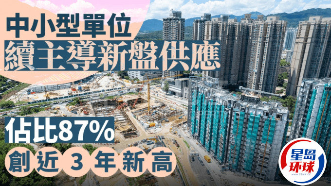 中小型单位续主导新盘供应 中小型单位续主导新盘供应