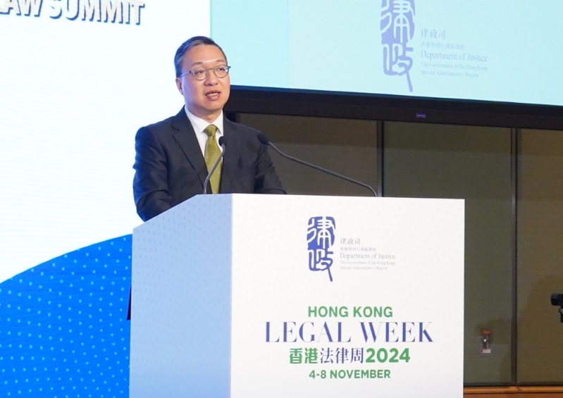 律政司司长林定国。 叶伟豪摄 律政司司长林定国。 叶伟豪摄