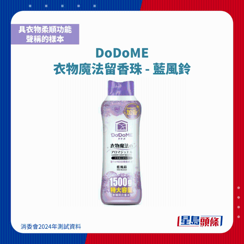 DoDoME 衣物魔法留香珠 - 蓝风铃1