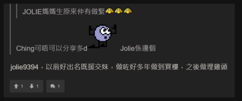 被捕主脑以「Jolie9394」网名示人，薄有名气。连登讨论区