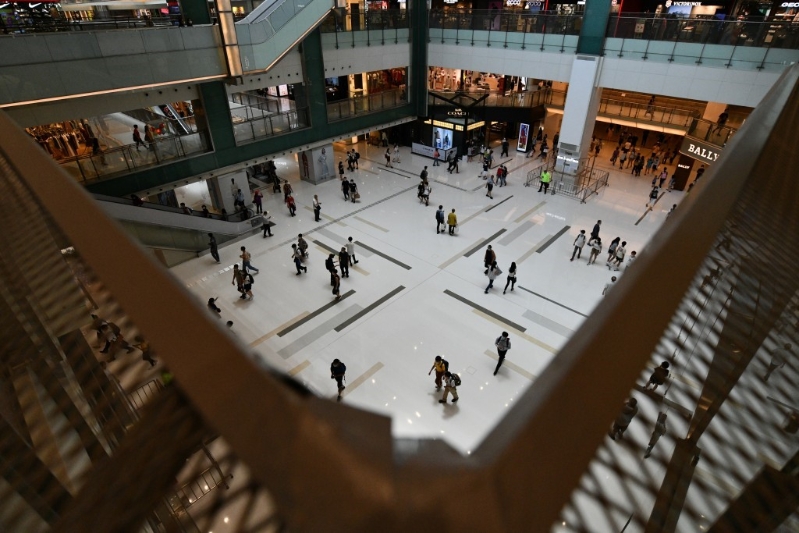 音乐喷泉在2003年商场翻新工程中被拆卸。 音乐喷泉在2003年商场翻新工程中被拆卸。