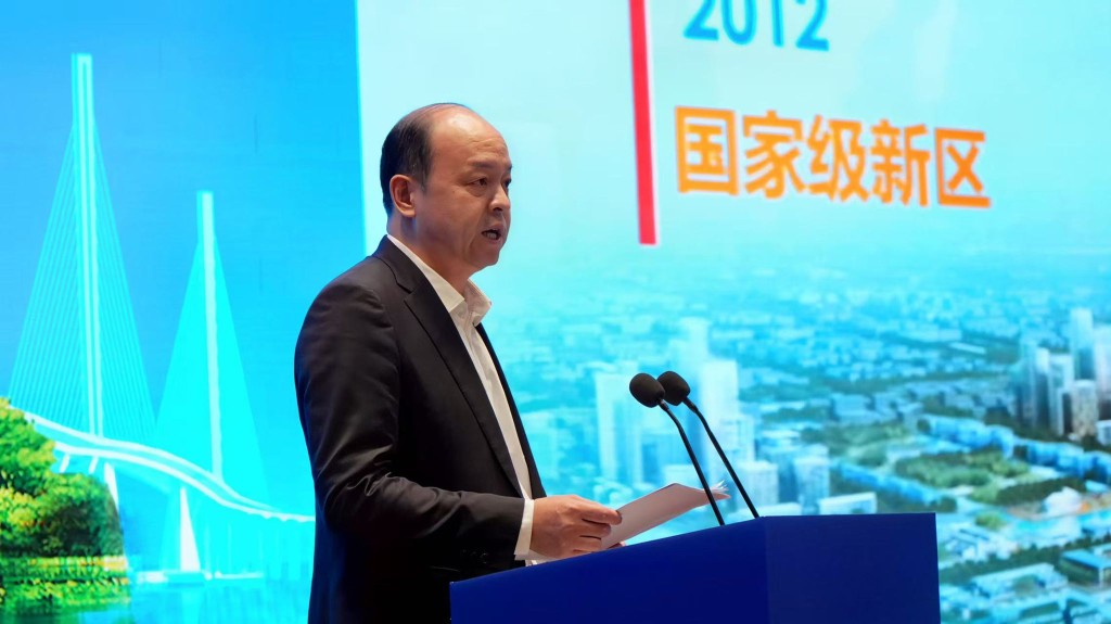 广州市南沙区区长吴扬作南沙区专题推介。 广州市南沙区区长吴扬作南沙区专题推介。