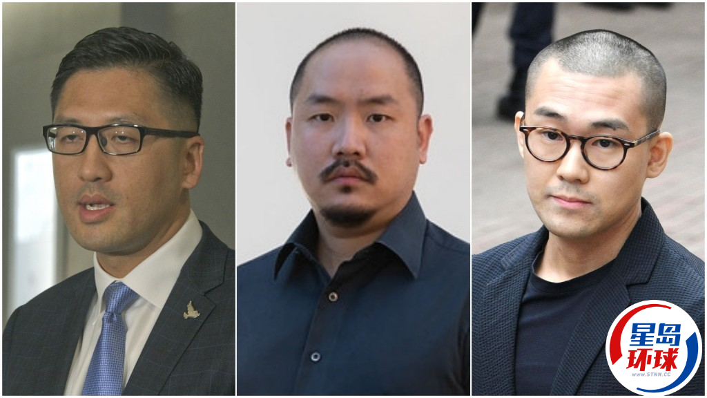 左起林卓廷、吴政亨、彭卓棋亦提出上诉。 左起林卓廷、吴政亨、彭卓棋亦提出上诉。