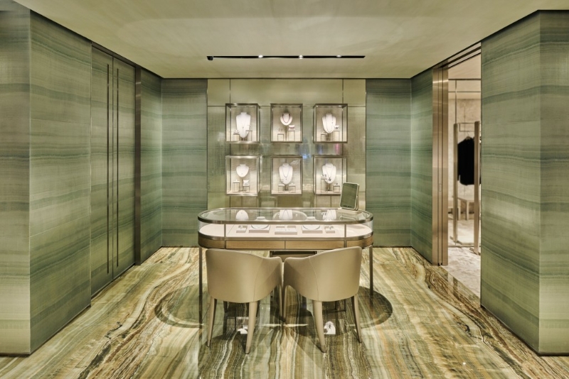 新增设的Giorgio Armani高级珠宝专区。 (GA广东道店) 新增设的Giorgio Armani高级珠宝专区。 (GA广东道店)