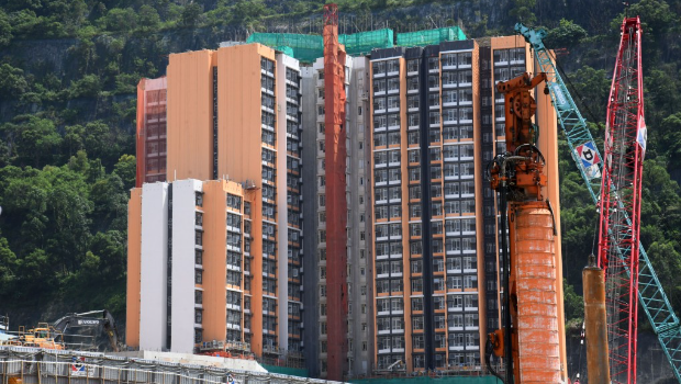 观塘安柏苑与周边环境。 观塘安柏苑与周边环境。