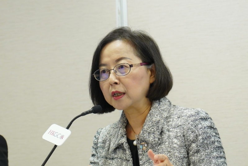 总商会主席陈瑞娟认同本港传统市场受到挑战。 总商会主席陈瑞娟认同本港传统市场受到挑战。