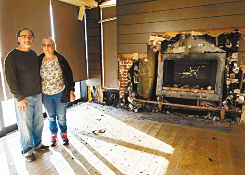 火灾幸存者。 火灾幸存者。