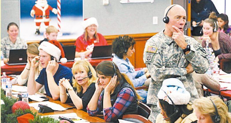 NORAD每逢平安夜便会启动“追踪圣诞老人”服务。 NORAD每逢平安夜便会启动“追踪圣诞老人”服务。