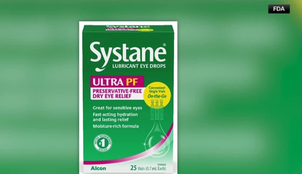 在美急回收的Systane问题眼药水。FDA图片 在美急回收的Systane问题眼药水。FDA图片