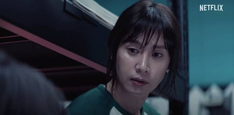 朴成焄于鱿鱼游戏2中演跨性别人士。 朴成焄于鱿鱼游戏2中演跨性别人士。