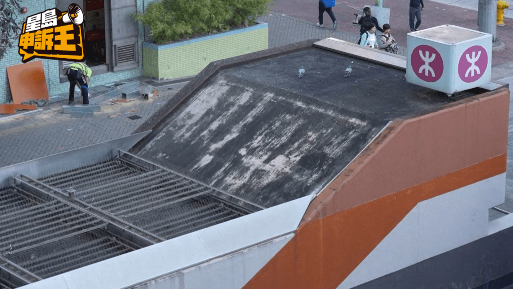 深水埗元洲邨对出港铁站上盖已不见有大群野鸽出现。 深水埗元洲邨对出港铁站上盖已不见有大群野鸽出现。