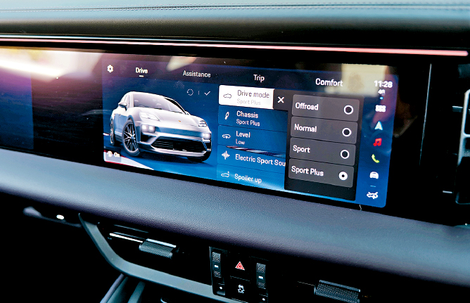 原车提供5种驾驶模式选择,底盘及悬挂可独立调校。 原车提供5种驾驶模式选择,底盘及悬挂可独立调校。