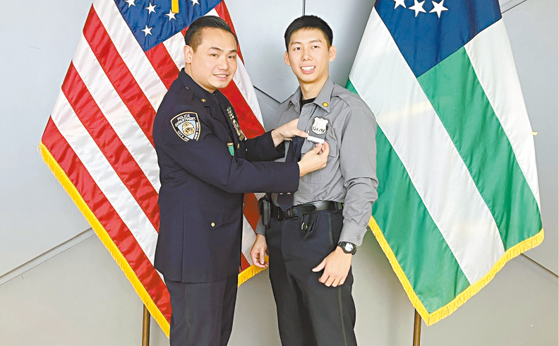 华裔警察。 华裔警察。