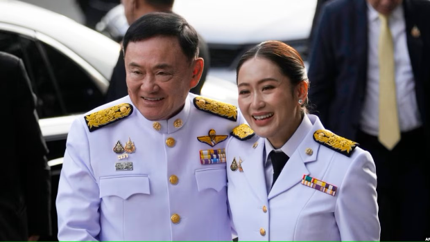 泰国新总理佩通坦是前总理他信的女儿。美联社 泰国新总理佩通坦是前总理他信的女儿。美联社