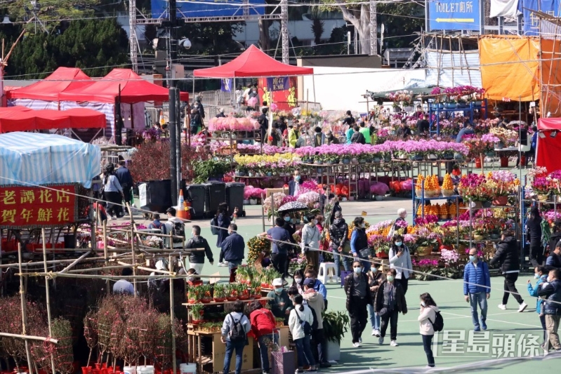 铜锣湾花市1.维多利亚公园年宵市场