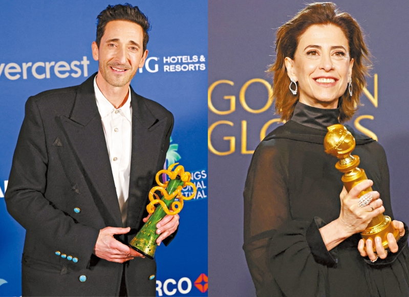 金球奖最佳男女主角。 金球奖最佳男女主角。