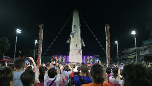 长洲抢包山5.5举行 长洲抢包山5.5举行