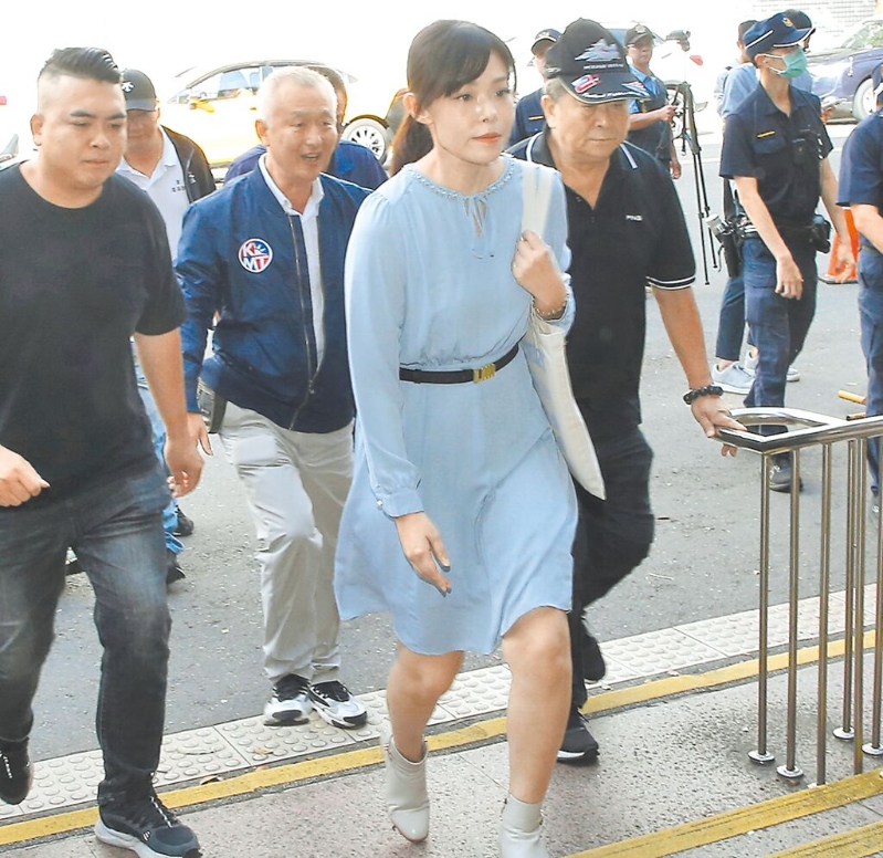 停职中的新竹市长高虹安。 停职中的新竹市长高虹安。