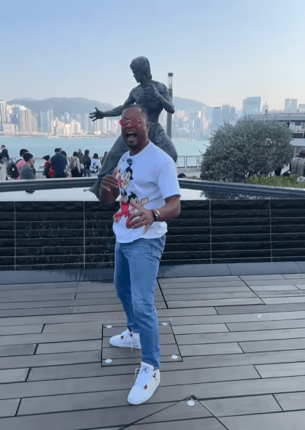 艾夫拿日前抵港。IG:patrice.evra 艾夫拿日前抵港。IG:patrice.evra