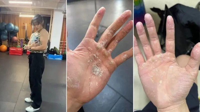 谢婷记录自己训练过程 谢婷记录自己训练过程