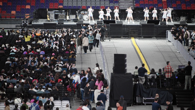 启德体育园昨晚(24日)举行大型演练 启德体育园昨晚(24日)举行大型演练