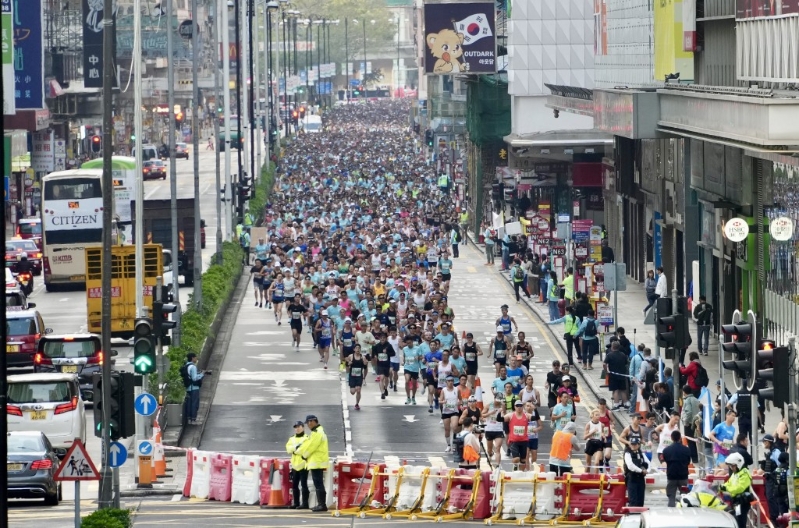 渣打马拉松2024顺利举行。 渣打马拉松2024顺利举行。