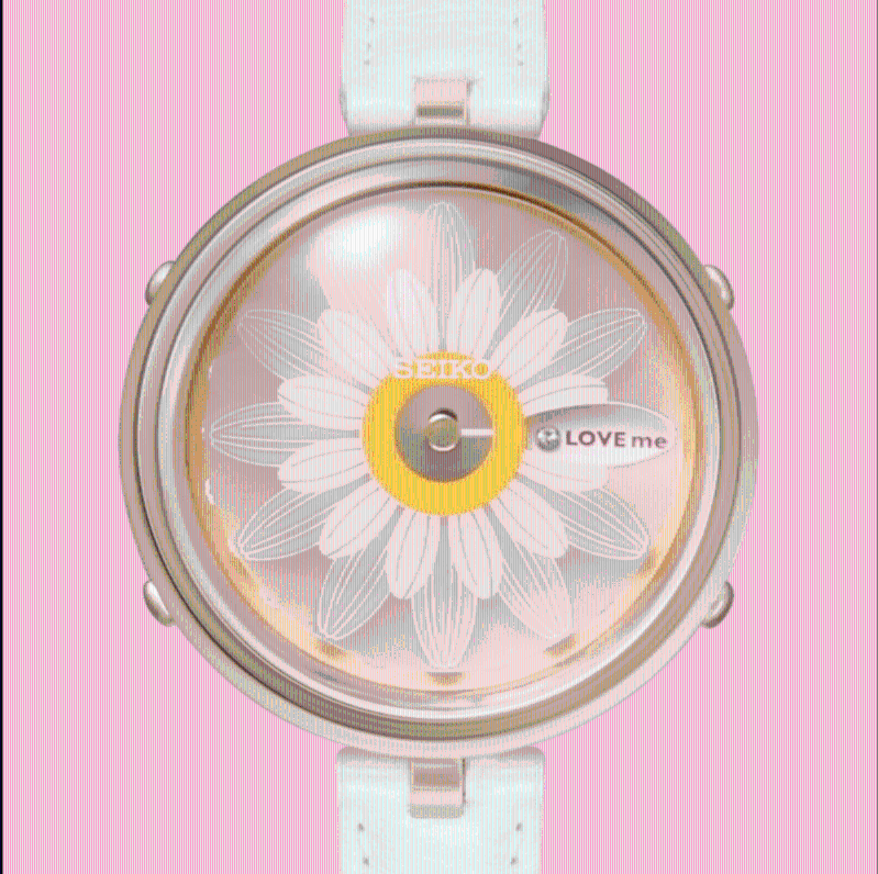 六位设计师中资历最浅的Yu Hirose,将女孩子喜欢利用花瓣来推算对方是否爱自己的「花算命」为灵感设计出腕表的花瓣图案转碟。 六位设计师中资历最浅的Yu Hirose,将女孩子喜欢利用花瓣来推算对方是否爱自己的「花算命」为灵感设计出腕表的花瓣图案转碟。