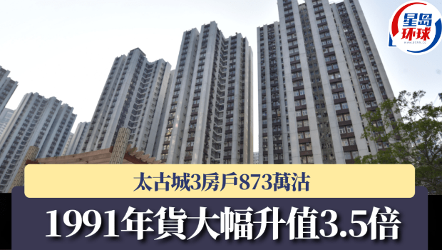 太古城3房户873万沽 太古城3房户873万沽