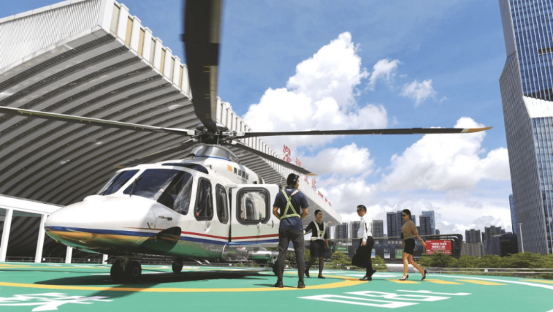 大湾区低空经济成焦点。 资料图 大湾区低空经济成焦点。 资料图